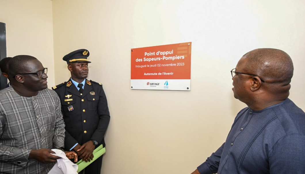 Inauguration du point d’appui des Sapeurs-Pompiers de  Camberene